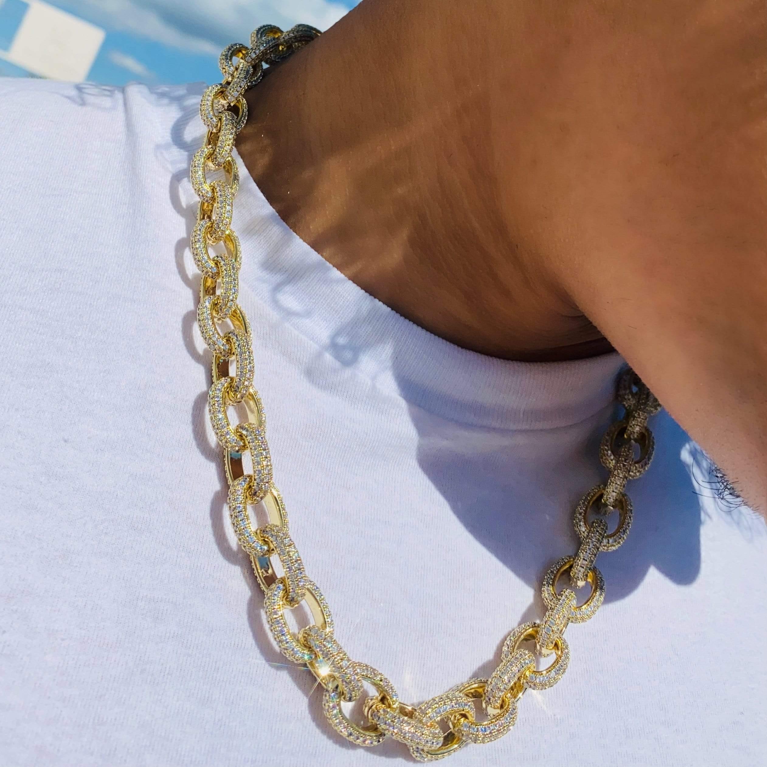 moissanite diamond chain​