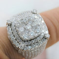 Hip Hop Style Iced Out Men Ring 7.75 CTW