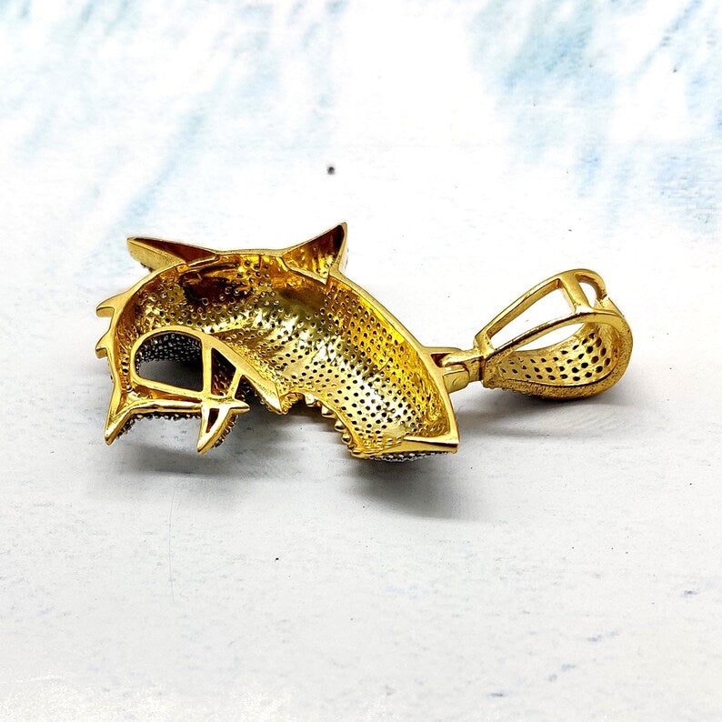 Shark Hip Hop Pendant, Men's Hip Hop Jewelry