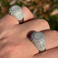Diamond Iced Out Ring 925 sterling silver