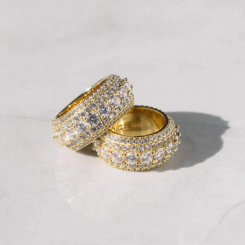 sterling silver diamond rings​