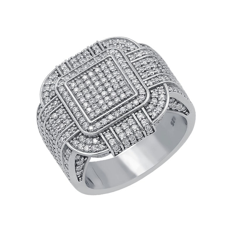 Square Shaped Diamond Ring 1.59 ct