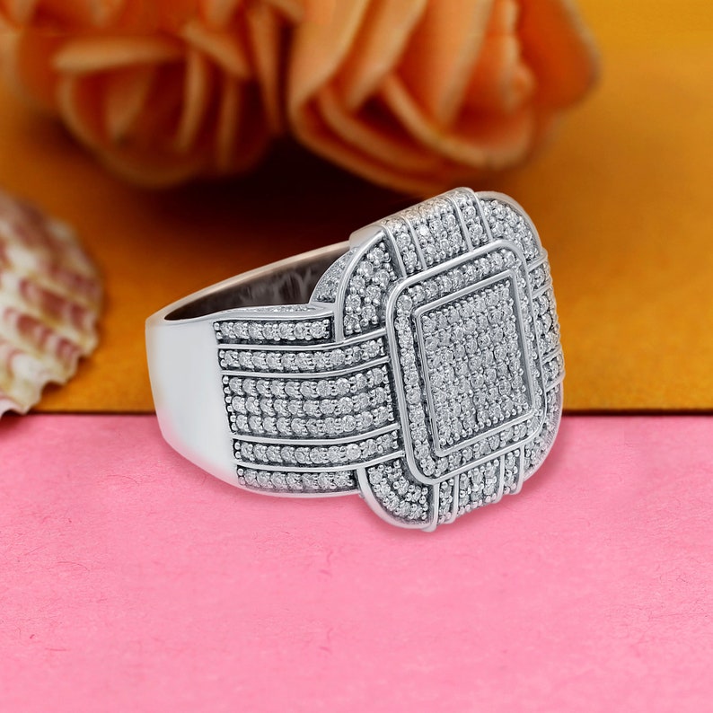 Square Shaped Diamond Ring 1.59 ct