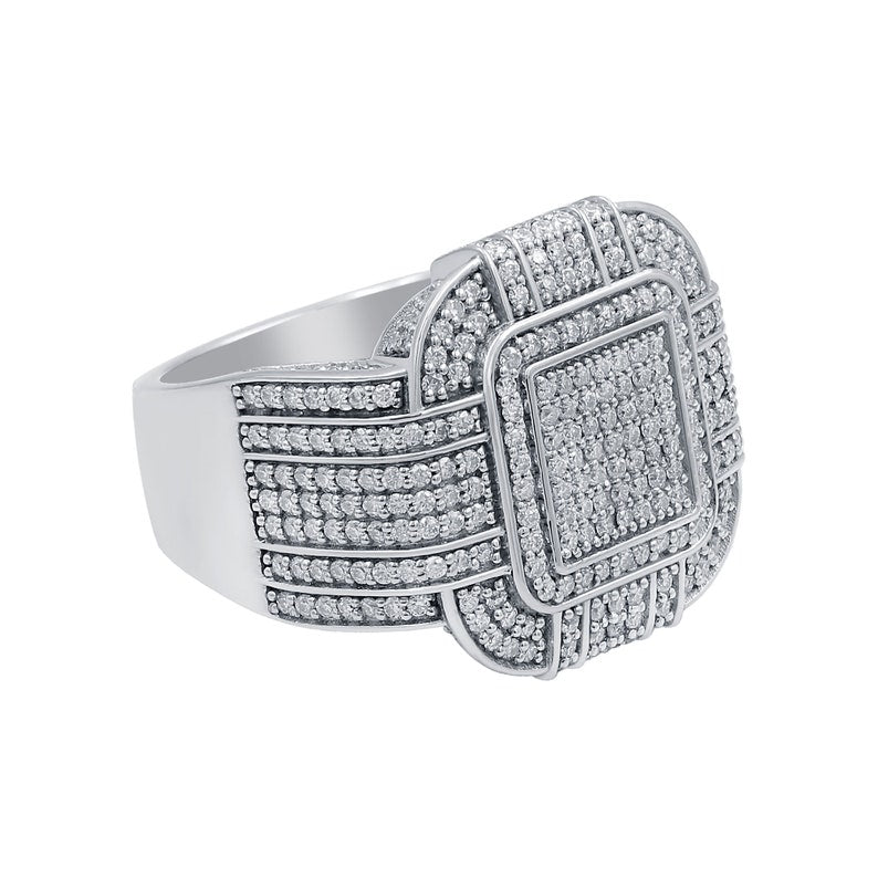 Square Shaped Diamond Ring 1.59 ct