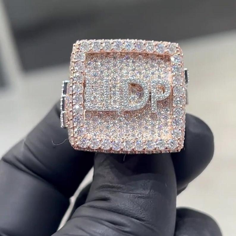 LLCP Iced Out Rings for Men