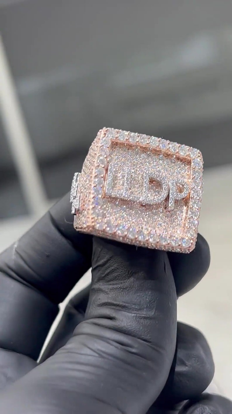 LLCP Iced Out Rings for Men