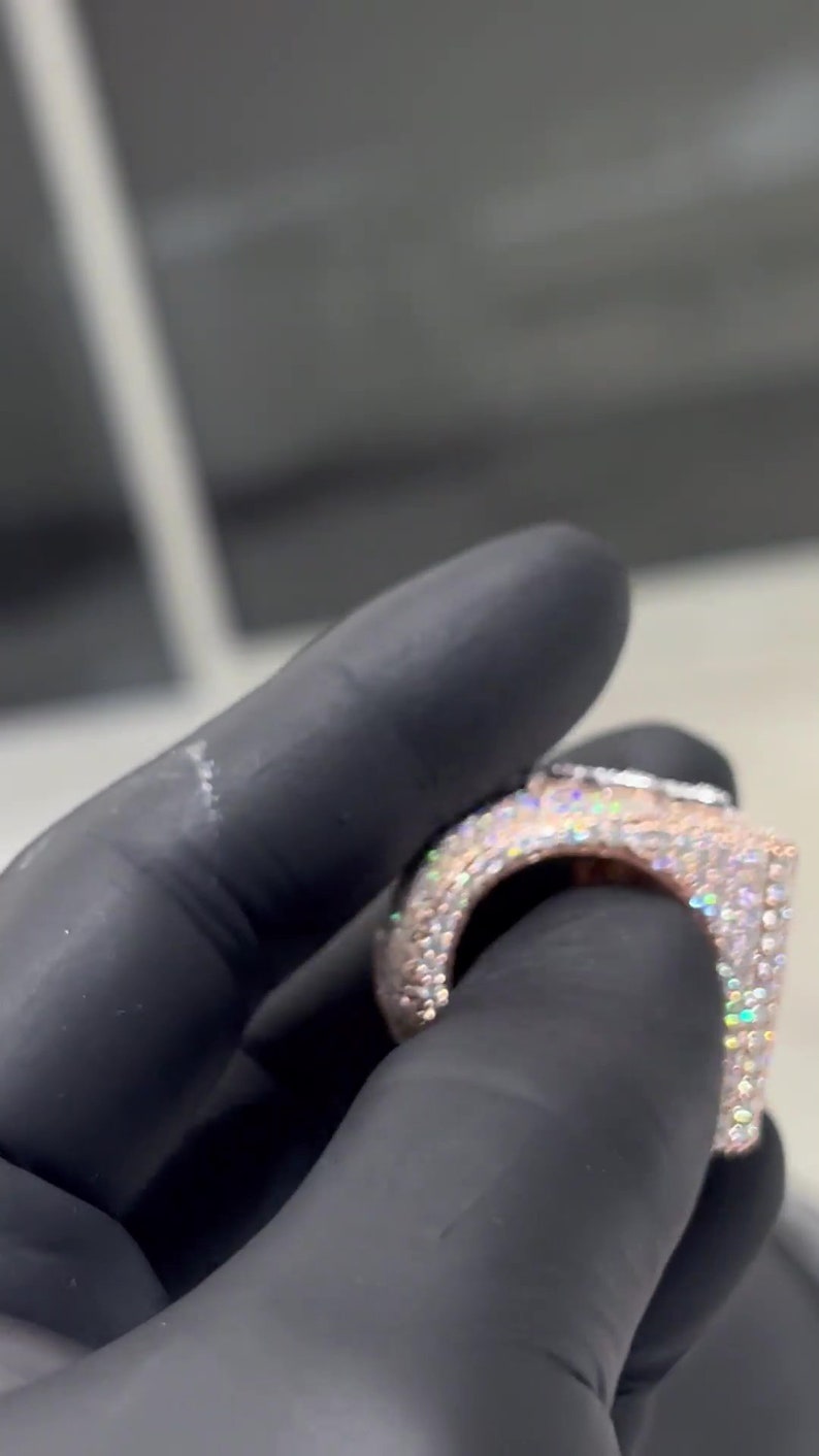 LLCP Iced Out Rings for Men
