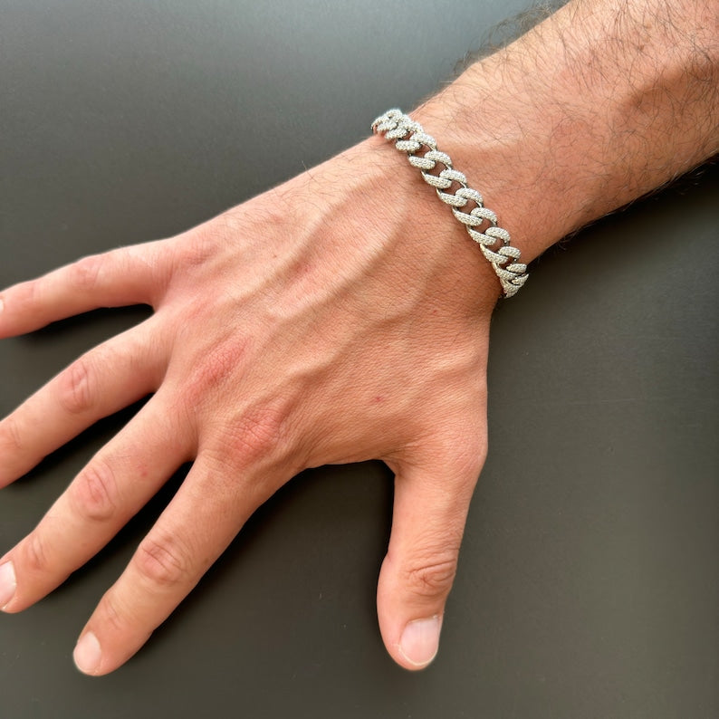 cuban link bracelet 10mm​