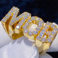 MOB Name Iced Out Ring