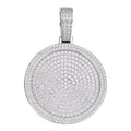 Iced Out Circle Pendant