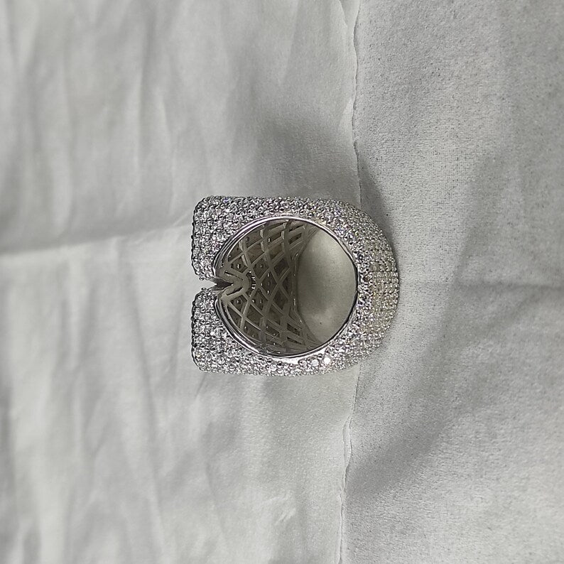 Custom Initial Alphabet Ring Personalized Gift Pinky Ring