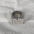 Custom Initial Alphabet Ring Personalized Gift Pinky Ring